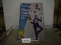 4 fortnite verkleedpak 2xmt 164, 2x 8-10jaar - afbeelding 1 van  3