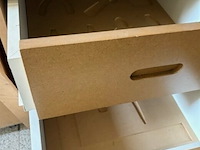 4 gereedschapskar / ladekasten op wielen met 4 schuiven mdf - afbeelding 3 van  4