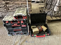 4 gereedschapskoffers milwaukee met inhoud - afbeelding 2 van  8