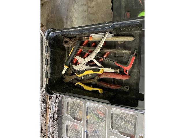 4 gereedschapskoffers milwaukee met inhoud - afbeelding 5 van  8