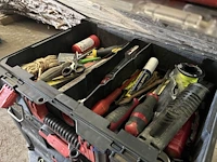 4 gereedschapskoffers milwaukee met inhoud - afbeelding 6 van  8