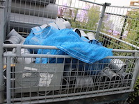 4 gitterboxen inhoudend diverse pvc koppelstukken - afbeelding 3 van  3