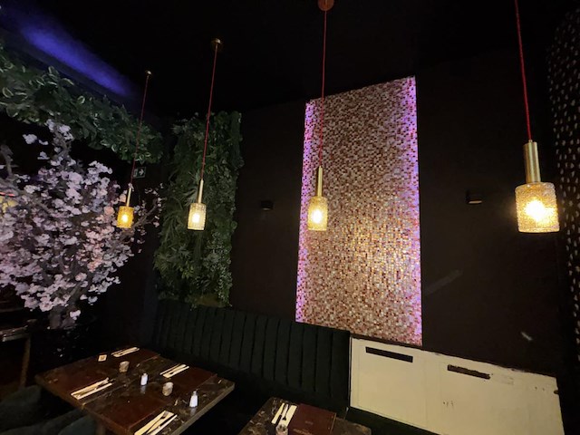 4 glazen hangverlichting - afbeelding 1 van  3