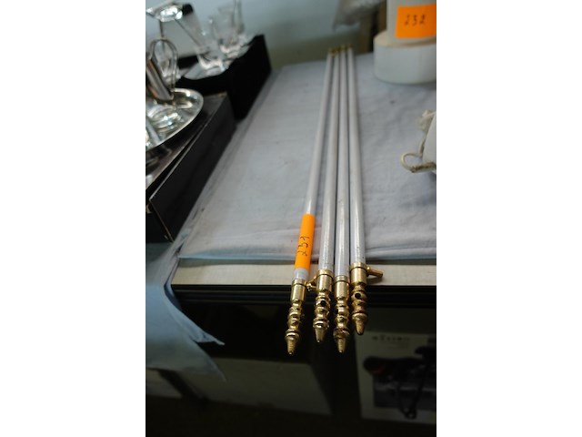 4 gordijnroeden - afbeelding 1 van  1