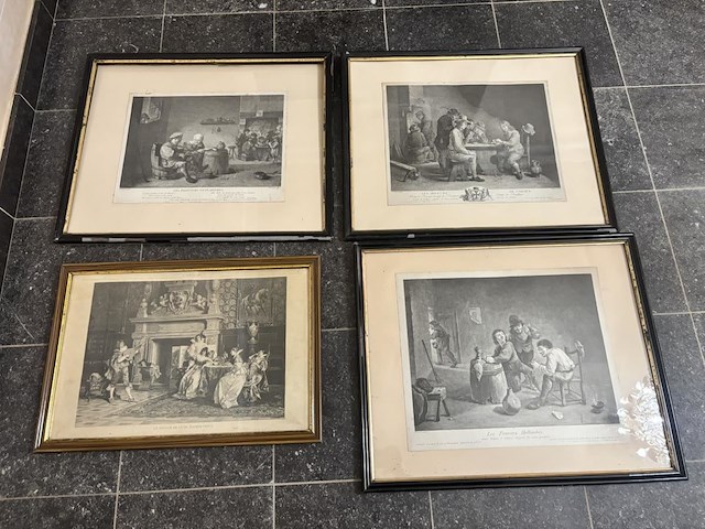 4 gravures - afbeelding 1 van  9