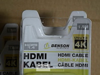 4 hdmi kabel 1,5m - afbeelding 3 van  3