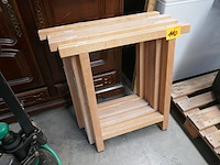 4 houten schragen - afbeelding 1 van  3