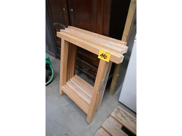 4 houten schragen - afbeelding 2 van  3