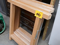 4 houten schragen - afbeelding 2 van  3