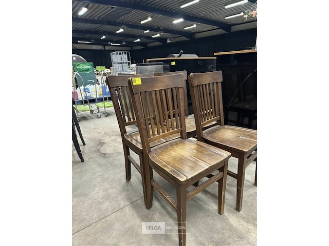 4 houten stoelen - afbeelding 3 van  3