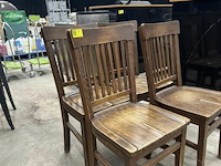 4 houten stoelen - afbeelding 3 van  3