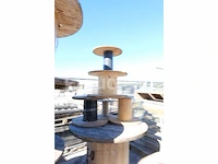 4 houten trommels