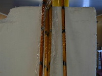 4 houten wandelstokken - afbeelding 1 van  3