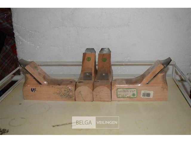 4 houtschaven blokschaaf dubbel beitel 45mm - afbeelding 1 van  4