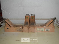 4 houtschaven blokschaaf dubbel beitel 45mm - afbeelding 1 van  4