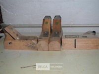 4 houtschaven blokschaaf dubbel beitel 45mm - afbeelding 1 van  4