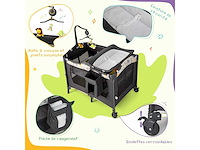 4-in-1 babybed met matras en verstelbare hoogte - afbeelding 5 van  6