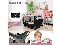 4-in-1 met veldikant, ledikant, verschoontafel en speeltuin - afbeelding 3 van  4