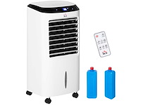 4-in-1 mobiele ionisator luchtkoeler met 60w oscillerende afstandsbediening ideale kamers 20 m² wit zwart - afbeelding 2 van  3
