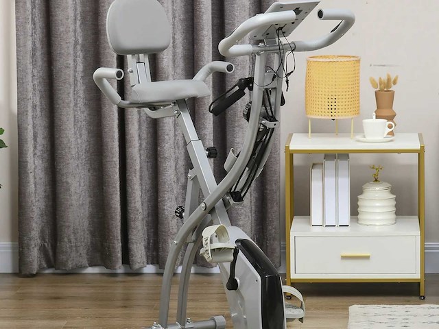 4-in-1 opvouwbare hometrainer - stille magnetische ergometer - afbeelding 1 van  10