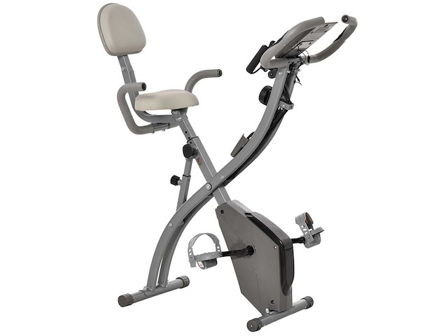 4-in-1 opvouwbare hometrainer - stille magnetische ergometer - afbeelding 4 van  10