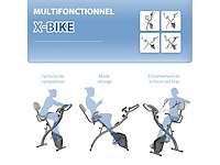 4-in-1 opvouwbare hometrainer - stille magnetische ergometer - afbeelding 8 van  10