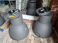 4 industriele hanglampen - afbeelding 1 van  3