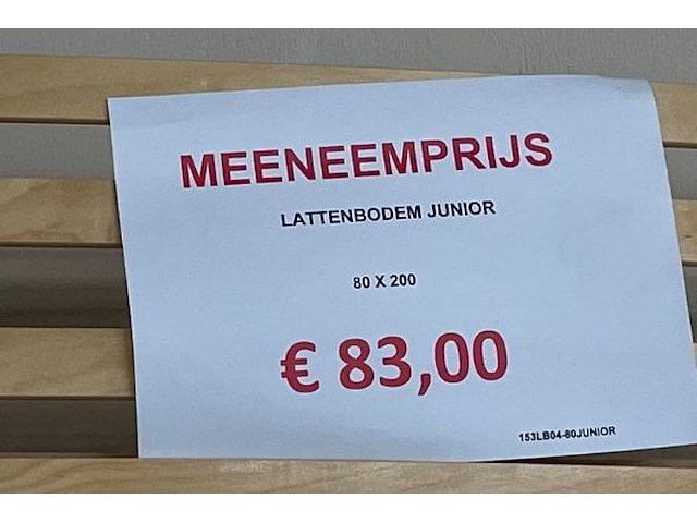 4 junior lattenbodems - afbeelding 3 van  4