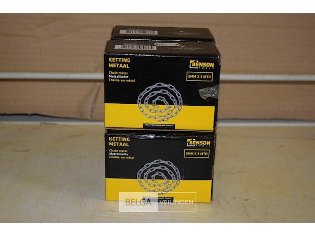 4 kettingmetaal 3mm x3m - afbeelding 1 van  2