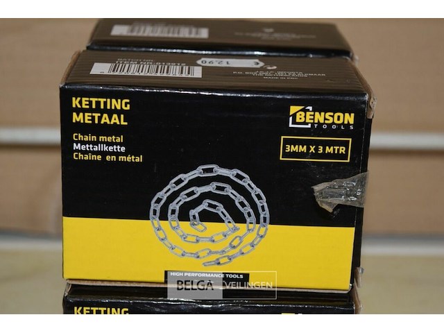 4 kettingmetaal 3mm x3m - afbeelding 2 van  2