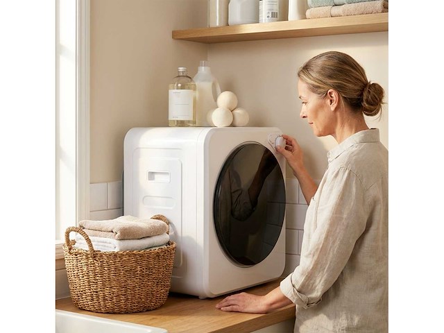 4 kg draagbare afzuigdroger, 400/800 w elektrische droger, 5 droogmodi - afbeelding 9 van  9