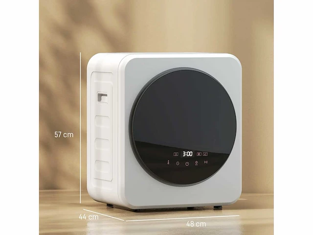 4 kg draagbare afzuigdroger, 800 w elektrische droger - afbeelding 3 van  6
