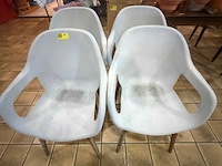 4 kuipstoelen - afbeelding 2 van  2