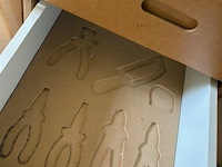 4 ladenkasten met 4 schuiven mdf - afbeelding 3 van  4