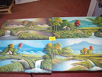 4 landschapskaders - afbeelding 1 van  1