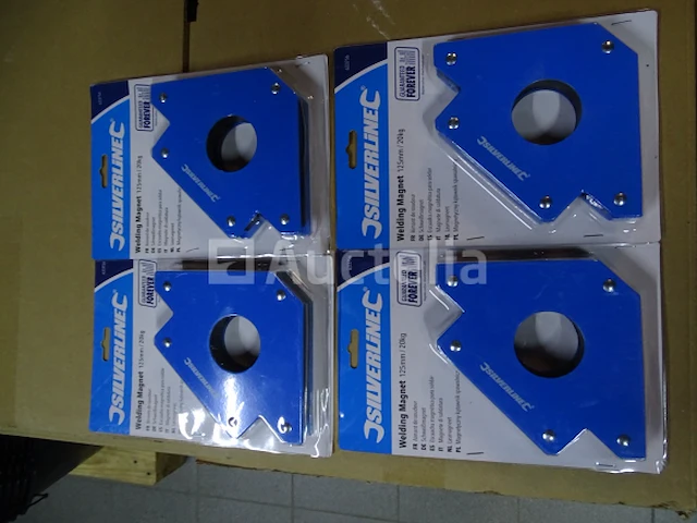 4 lasmagneten 20 kg - 125 mm - afbeelding 1 van  9