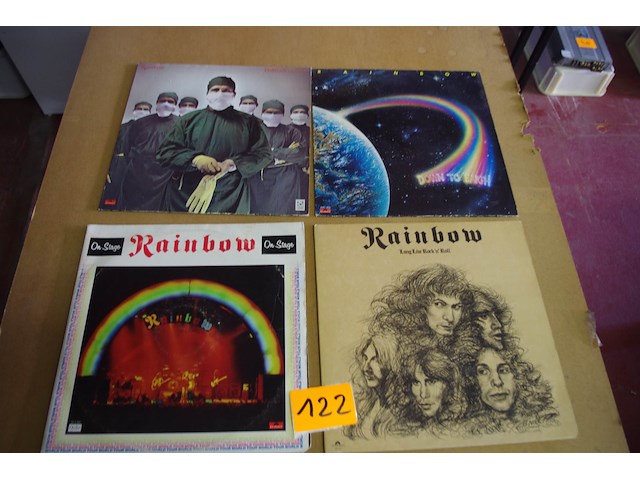 4 lp's rainbow - afbeelding 1 van  1