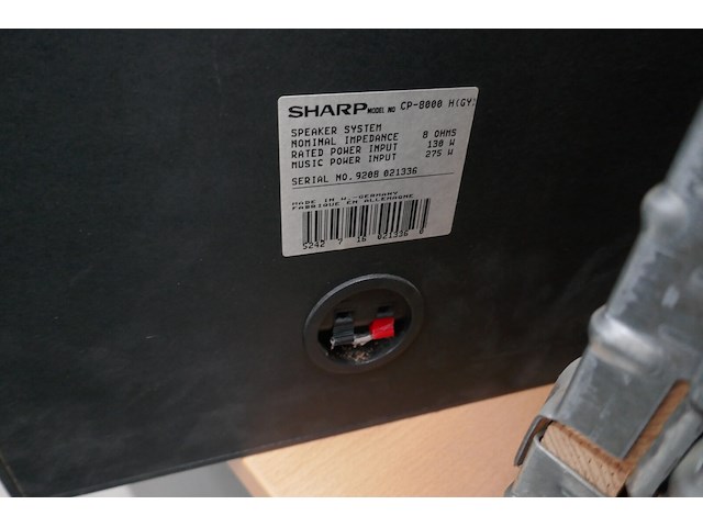 4 luidsprekers sharp/dali - afbeelding 3 van  5