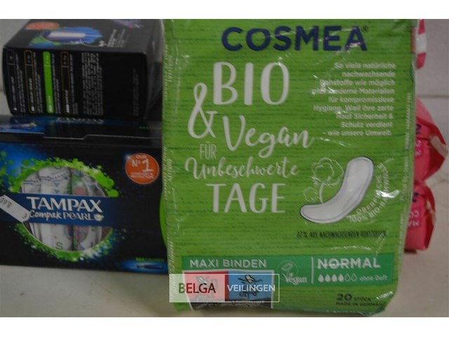 4 maandverband en 4 doosjes tampons - afbeelding 2 van  3