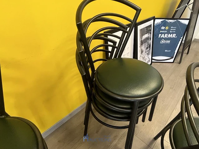 4 metalen horecastoelen - afbeelding 2 van  4