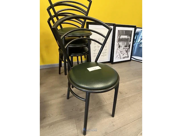 4 metalen horecastoelen - afbeelding 3 van  4