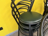 4 metalen horecastoelen - afbeelding 3 van  4
