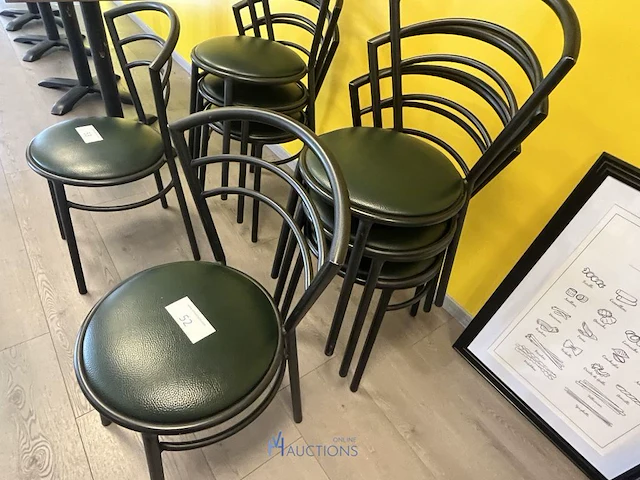 4 metalen horecastoelen - afbeelding 4 van  4