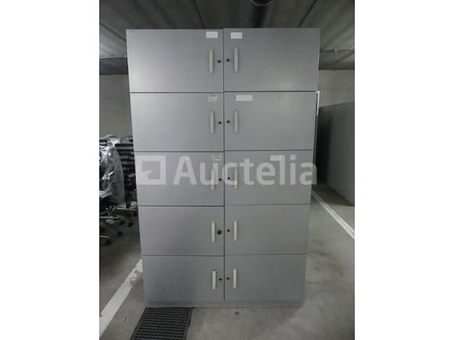 4 metalen kasten 10 kluisjes - afbeelding 3 van  6