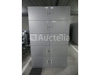 4 metalen kasten 10 kluisjes - afbeelding 3 van  6