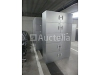 4 metalen kasten 10 kluisjes - afbeelding 5 van  6