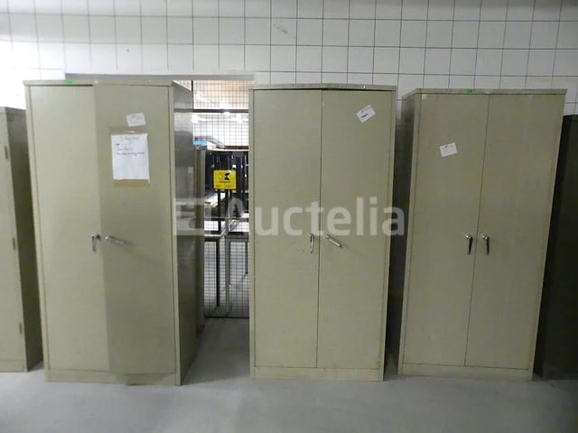 4 metalen kasten met 2 deuren - afbeelding 1 van  11