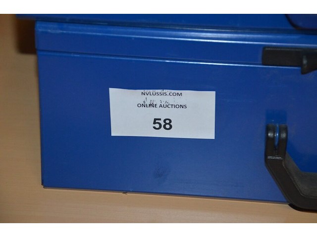 4 metalen koffers vulkan lokring met koppelstukken (b423) - afbeelding 2 van  9