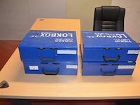 4 metalen koffers vulkan lokring met koppelstukken (b423) - afbeelding 3 van  9