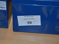 4 metalen koffers vulkan lokring met koppelstukken (b423) - afbeelding 2 van  9